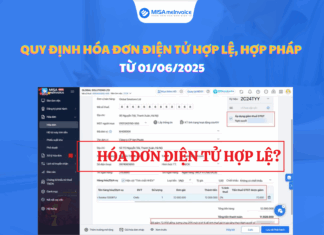 Quy định hóa đơn điện tử hợp lệ, hợp pháp từ 01/06/2025 hóa đơn điện tử hợp lệ