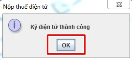 ký điện tử thành công