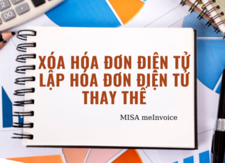 Hướng dẫn xóa hóa đơn điện tử & lập hóa đơn điện tử thay thế