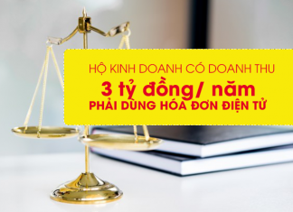 Hộ kinh doanh có doanh thu từ 3 tỷ đồng/ năm phải dùng hóa đơn điện tử