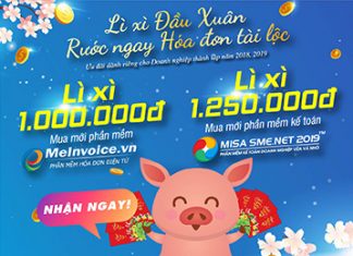 MISA tặng 1 năm sử dụng Hóa đơn điện tử trị giá 1.000.000đ cho Doanh nghiệp thành lập năm 2018, 2019
