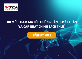 Thư mời tham gia lớp hướng dẫn quyết toán và cập nhật chính sách thuế cho các doanh nghiệp tại TP Hồ Chí Minh