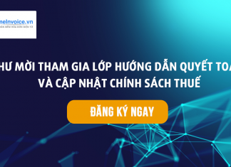 Thư mời: Hội thảo hướng dẫn công tác quyết toán Thuế năm 2018