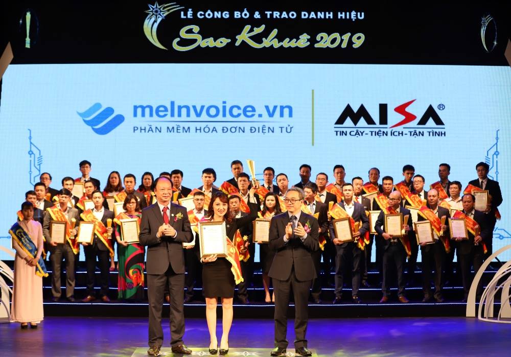 Giải pháp hóa đơn điện tử DUY NHẤT của Việt Nam đạt Giải thưởng SAO KHUÊ