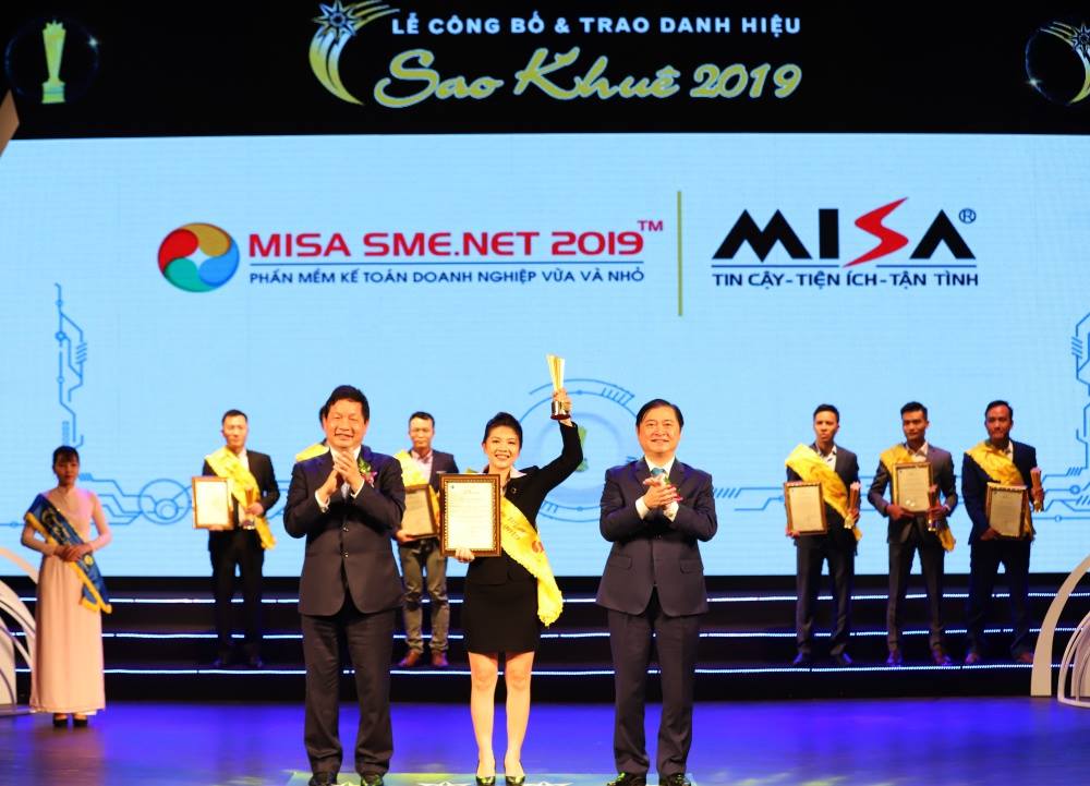 Sao Khuê 2019 cho Phần mềm kế toán MISA SME.NET 2019