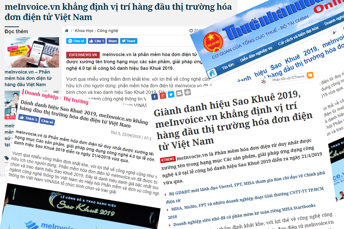 báo chí nói về MISA meInvoice