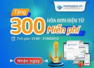 MISA tặng MIỄN PHÍ 300 hóa đơn điện tử MISA meInvoice trong tháng 5 tặng 300 hóa đơn miễn phí