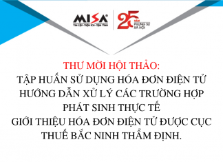 Hội thảo “Một số rủi ro thường gặp – Cách kiểm tra nhanh trước khi cơ quan Thuế thanh kiểm tra & triển khai hóa đơn điện tử”