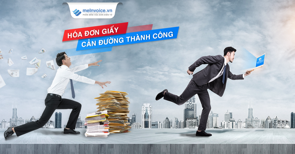 Hóa đơn giấy cản đường thành công