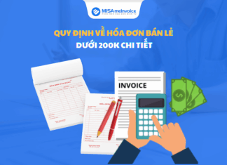 Quy định về hóa đơn bán lẻ dưới 200k CHI TIẾT quy định về hóa đơn bán lẻ dưới 200k