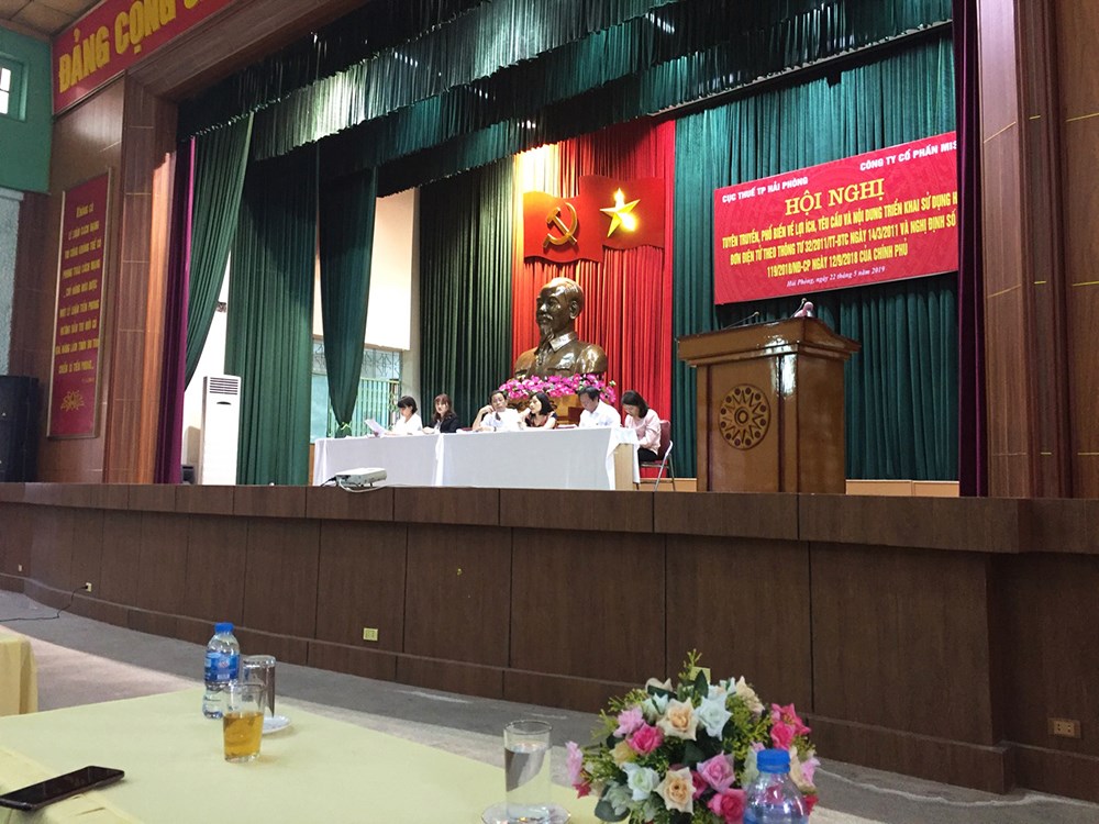 Hội nghị triển khai hóa đơn điện tử tại Cục thuế thành phố Hải Phòng
