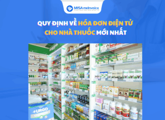 Quy định về hóa đơn điện tử cho nhà thuốc CHI TIẾT hóa đơn nhà thuốc