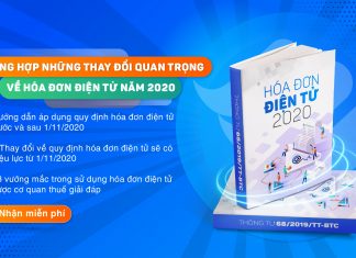 Tài liệu miễn phí: Tổng hợp những thay đổi quan trọng về hóa đơn điện tử năm 2020 Tài liệu hóa đơn điện tử 2020