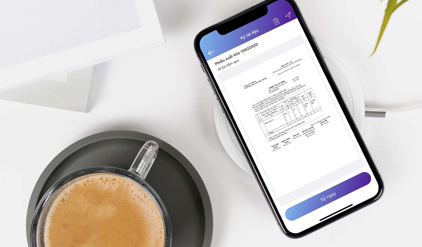Chữ ký số eSign Phát hành hóa đơn điện tử ngay trên điện thoại