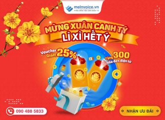 Mừng xuân canh tý – Lì xì hết ý: Tặng ngay 300 hóa đơn & Voucher giảm 25% khi mua hóa đơn điện tử MISA meInvoice tặng hóa đơn điện tử tốt nhất