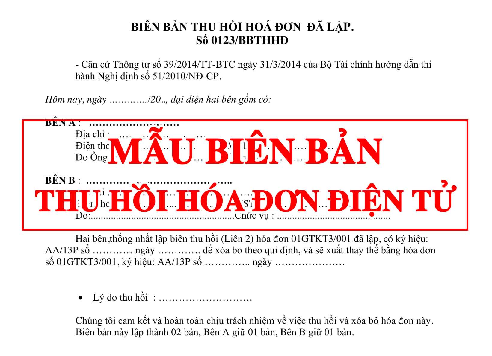 mau bien ban thu hoi hoa don