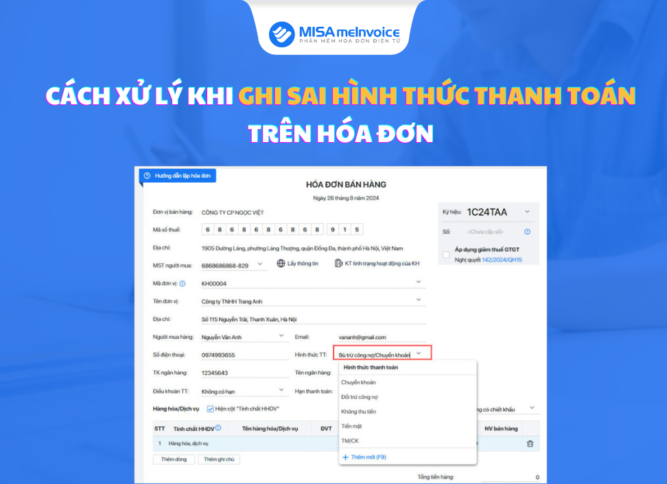 cach-xu-ly-ghi-sai-hinh-thuc-thanh-toan cách xử lý ghi sai hình thức thanh toán