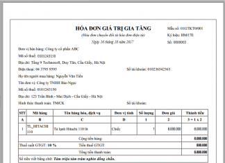 Người mua có tự chuyển đổi hóa đơn điện tử thành chứng từ giấy được không? Bản thể hiện của hóa đơn điện tử