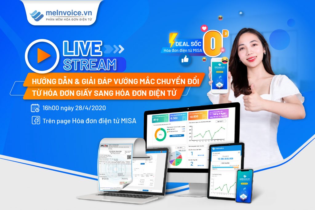 livestream hóa đơn điện tử MISA