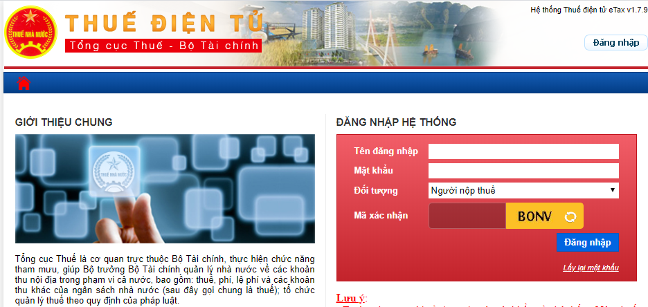thue dien tu