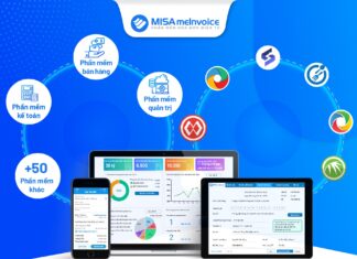 MISA miễn 100% phí tích hợp hóa đơn điện tử với hơn 50 phần mềm khác nhau hoa don dien tu ket noi