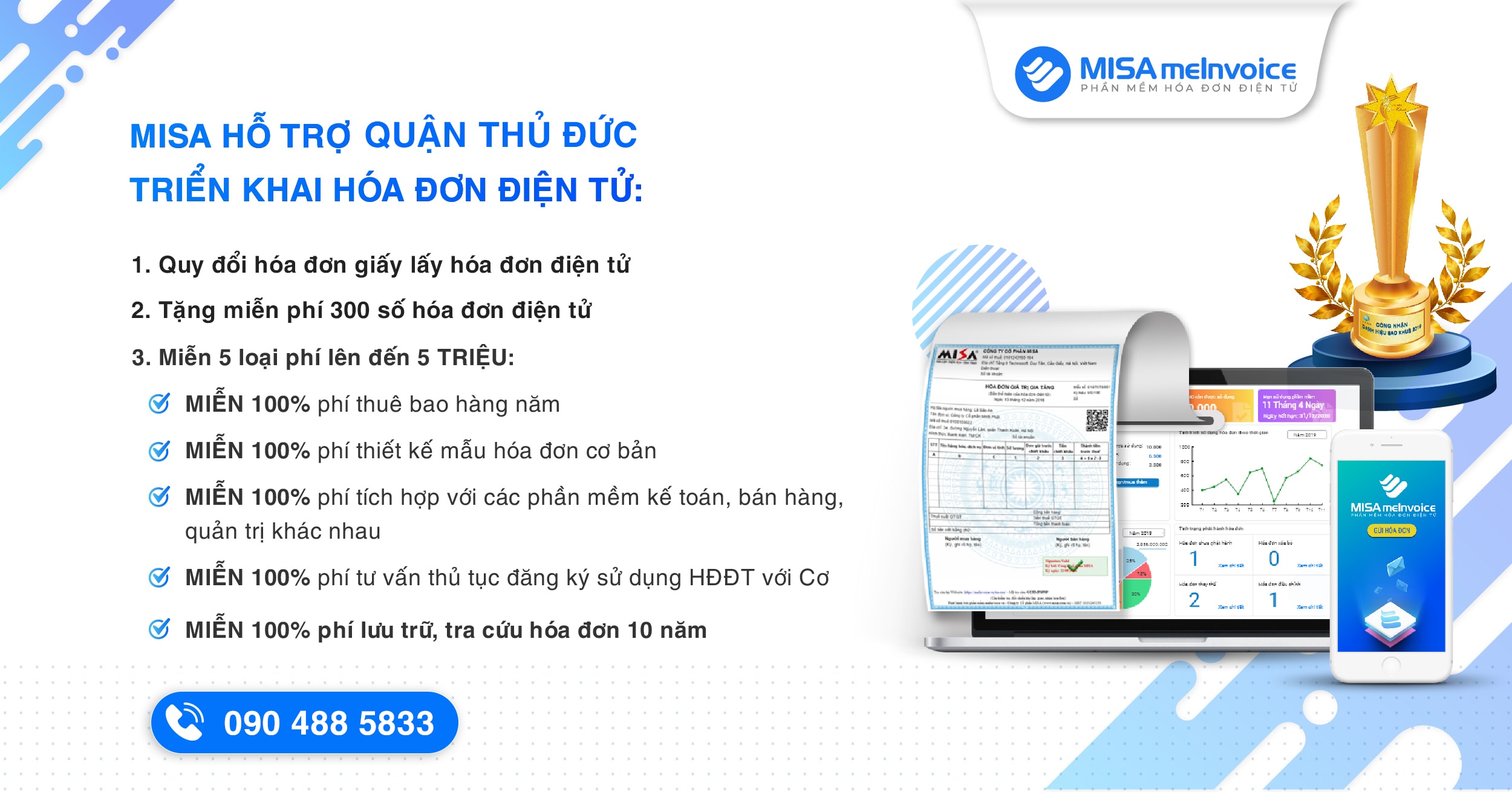 Thủ Đức áp dụng hóa đơn điện tử
