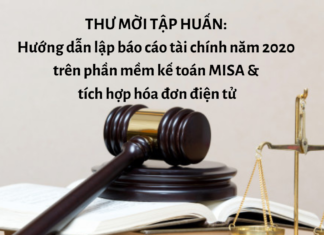 Tập huấn lập báo cáo tài chính năm 2020 trên phần mềm kế toán MISA & Hóa đơn điện tử tap huan bao cao tai chinh