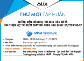 Tập huấn hóa đơn điện tử Thái Nguyên & một số thay đổi theo Nghị định 123/2020/NĐ-CP tap huan hoa don dien tu thai nguyen
