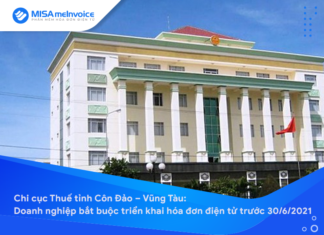 Chi cục Thuế tỉnh Côn Đảo – Vũng Tàu: Doanh nghiệp bắt buộc triển khai hóa đơn điện tử trước 30/6/2021