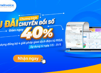 Voucher giảm 40% cho doanh nghiệp sử dụng đồng bộ 4 giải pháp giao dịch điện tử MISA