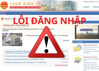 Cách xử lý khi không đăng nhập được vào trang nộp thuế điện tử của Tổng cục Thuế