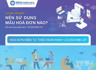 Mẫu hóa đơn được khuyến nghị sử dụng khi triển khai HĐĐT theo NĐ 123