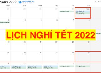 Lịch nghỉ tết 2022 – Lịch nghỉ tết Dương lịch – Lịch nghỉ tết Âm lịch lich nghi tet 2022