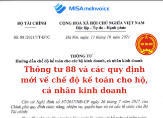 Thông tư 88 và các quy định mới về chế độ kế toán cho hộ, cá nhân kinh doanh thong tu 88