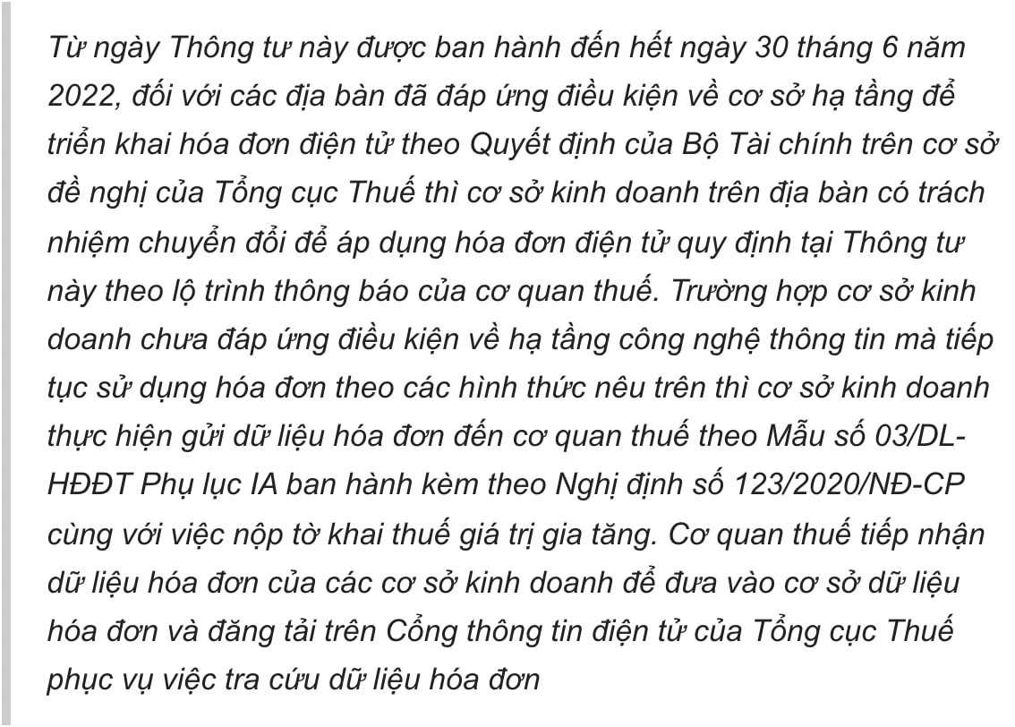 quy dinh chuyen doi hoa don dien tu theo thong tu 78