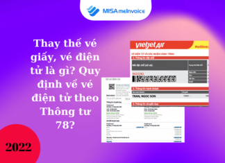 Thay thế vé giấy, vé điện tử là gì? Quy định về vé điện tử theo Thông tư 78? vé điện tử 2