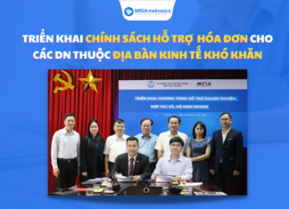 MISA meInvoice hỗ trợ hóa đơn cho doanh nghiệp thuộc địa bàn kinh tế khó khăn