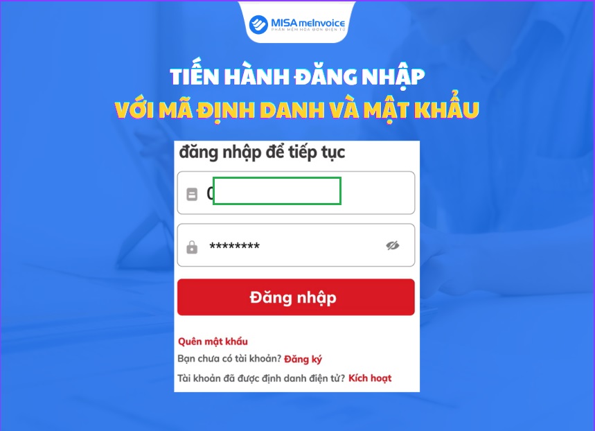 đăng nhập tài khoản định danh điện tử