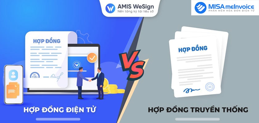 sự khác biệt giữa hợp đồng điện tử và hợp đồng giấy