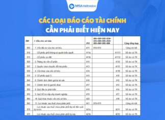 Các loại báo cáo tài chính hiện nay cần phải biết các loại báo cáo tài chính
