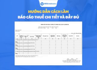 Hướng dẫn cách làm báo cáo thuế chi tiết và đầy đủ cách làm báo cáo thuế chi tiết và đầy đủ