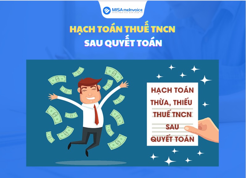 hạch toán thuế tncn sau quyết toán