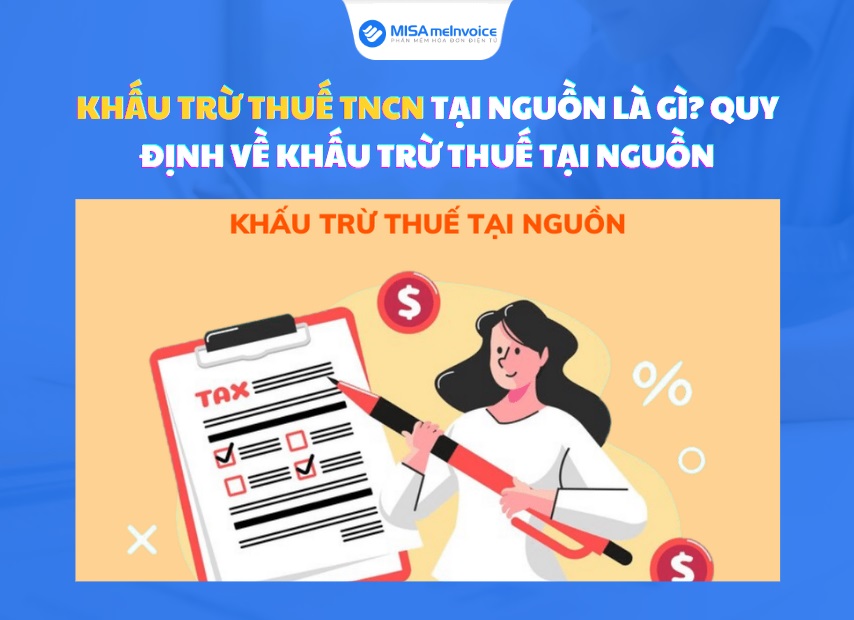 khấu trừ thuế tncn tại nguồn