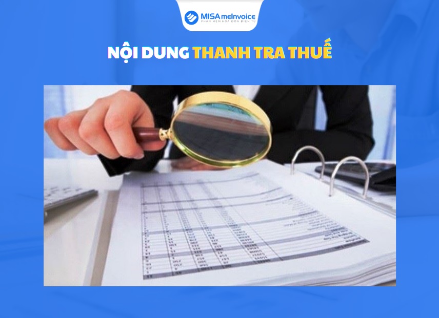 nội dung thanh tra thuế