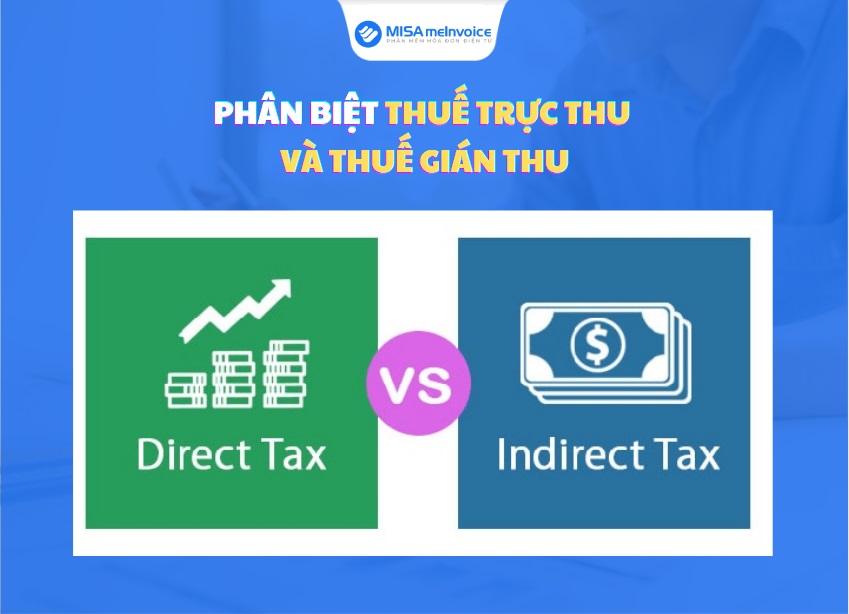 phân biệt thuế trực thu, gián thu