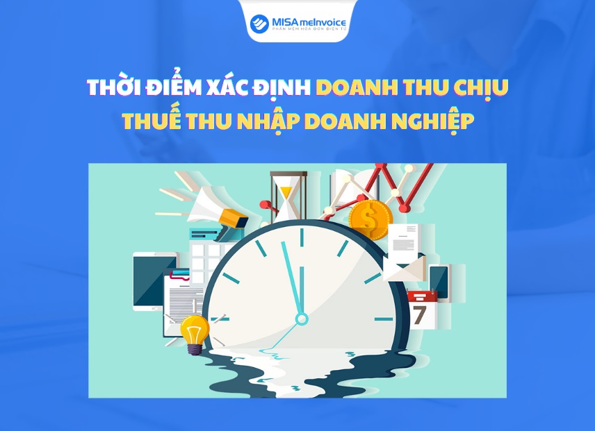 thời điểm xác định doanh thu chịu thuế tndn