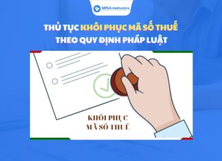 Thủ tục khôi phục mã số thuế theo quy định pháp luật thủ tục khôi phục mã số thuế theo quy định