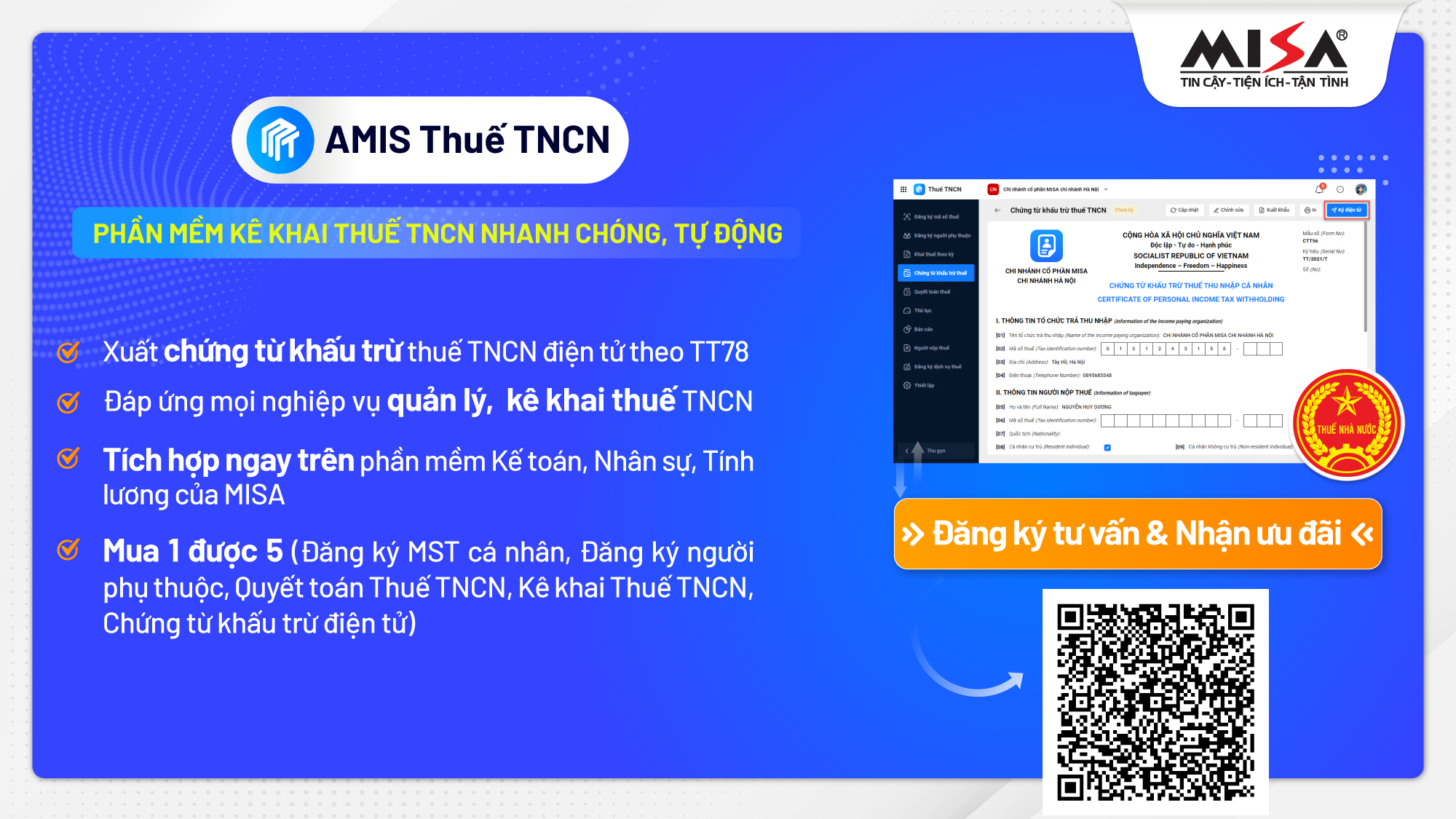 đăng ký dùng thử phần mềm thuế TNCN