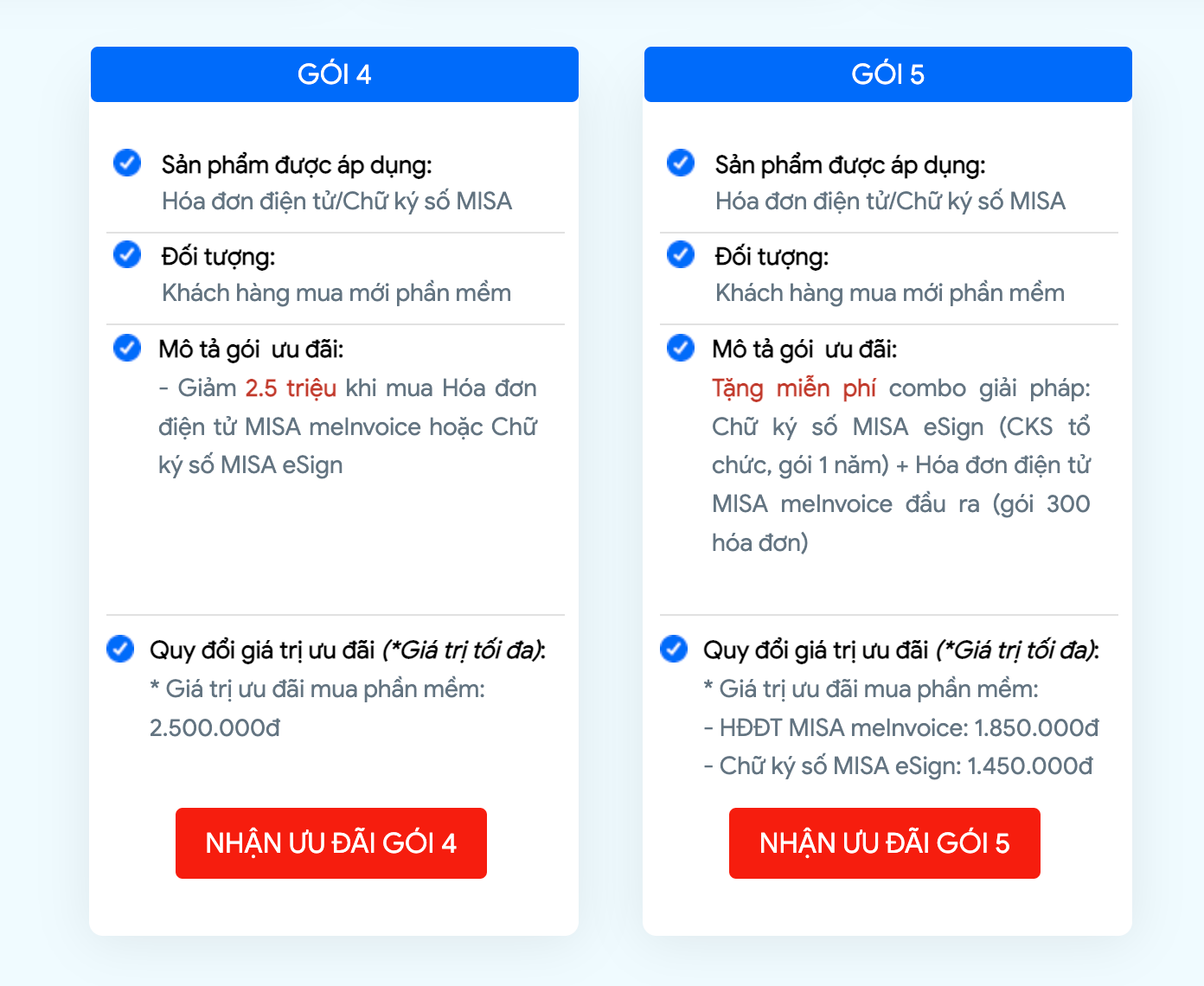 Thông tin chi tiết về 5 gói ưu đãi của chương trình Tháng 04/2023 (2)