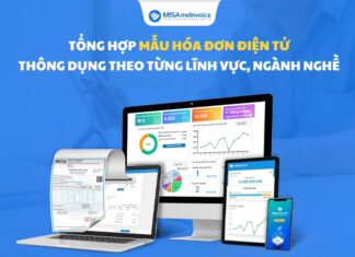 7 mẫu hóa đơn điện tử (GTGT & Bán hàng) CHUẨN cho từng lĩnh vực